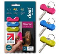 Keywing Key Turner Aid v2 Triple Pack. Hace que las llaves sean mucho más fáciles de encontrar, agarrar y girar. Perfecto para artritis, ancianos con manos débiles, buscador de llaves y soporte.