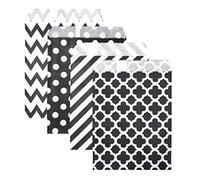 KEYYOOMY - Bolsas de papel para dulces (5 pulgadas x 7 pulgadas), 5 X 7 IN, Negro, 200