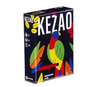 KEZAO - Juego de Cartas Colorido y Divertido con 4 Dados - Velocidad y observación - Juego de Mesa Familia y Niño - Partes rápidas y rítmicas - Reglas Sencillas, Azul, Amarillo, Amarillo..