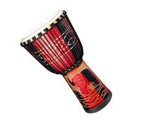 Kezvmhy Bongo Tambores Bongo para Adultos Niños 20,3 cm Tallados a Mano Multicolor, Herramienta de Música Artística Decoración Musical para Actuaciones Escenariales Actividad Rendimiento