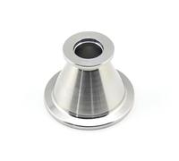 KF - Adaptador reductor cónico de triple abrazadera, brida de vacío, junta reductora de acero inoxidable (KF16-KF50)