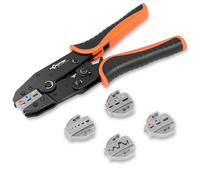 KF CPTEC Juego de herramientas de crimpado de 5 piezas-Mandíbula de intercambio rápido para encogimiento de calor,conectores aislados y no aislados,crimpadora de terminales de alambre KFN-33J