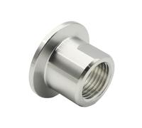 KF16 KF25 KF40KF50 Stainless Steel PT Internal Thread Vacuum Flange Joint Milled Edge Inner(KF25-3l8 inch)