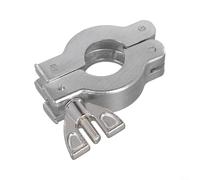 KF16KF50 Conjunto de abrazadera de vacío con soporte de abrazadera de aleación de aluminio y anillo de goma para aplicaciones industriales con alta durabilidad (KF16)
