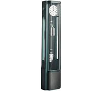 Kf2vBt7dP Reloj de Suelo de Estilo Chino Reloj de pie, Color Verde Desgastado, con Movimiento Cuarzo una Sola Campana. Decoración for el hogar Relojes de Abuelo