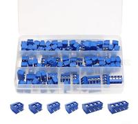 KF3012P Kit de bloque de terminales de montaje en PCB 100 piezas con conectores 2P 3P 4P 5 08 mm paso adecuado para cableado PCB y conexiones de dispositivos eléctricos