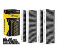 KF3TEC® Juego de filtros de carbón activo para campanas extractoras Bora Basic BAKFS (4 filtros) y BIU/BHU/BFIU, máximo 2 unidades por cliente, 2 unidades