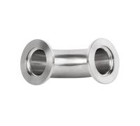 KF50 Vacuum 90 Degree Elbow 304 Stainless Steel Tri Clamp Flange Joint Pipe Fitting Tube