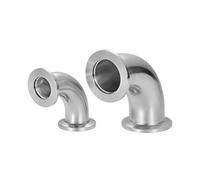KF50 Vacuum 90 Degree Elbow 316L Stainless Steel Tri Clamp Flange Joint Pipe Fitting Tube HMCOCOOFM
