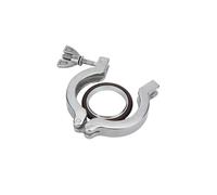 KF50 Vacuum Clamp Fitting SUS 304 Stainless Steel Beer Brewing With Bracket + FKM O-Ring
