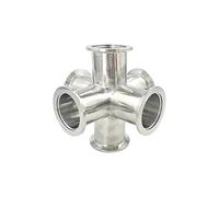 KF50 Vacuum Equal Six-way pipe 304 Stainless Steel Vacuum Pipe