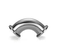 KF50 Vacuum Fittings 304 Stainless Steel Elbow Flange Joints High-Pressure Clamp Connector YZWRWRMKTB