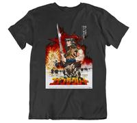 KFASTIIM Conan The Barbarian 1982 Japanese Movie Poster Fan T Shirt BlackXL