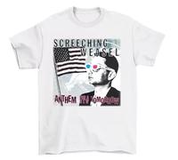 KFASTIIM Screeching Weasel Anthem For A Tomorrow Unisex T-shirtWhiteL