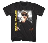 KFASTIIM Terminator Dark Fate Sarah Conner Men's T-Shirt Movie Poster Merch Black3XL