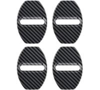 KFBJM 4 Piezas Cubierta Cerradura de Puerta de Coche para Nissan Qashqai 3.Gen (J12) 2021 2022 2023, Auto Puerta Hebilla Anticorrosión Antioxidante Protección Cubierta Accesorios,Carbon Fiber