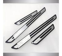 KFBJM 4 Piezas Protector Umbral Puerta de Coche para BMW E39, Acero Inoxidable Antidesgaste Pedal de Bienvenida Protector Accesorios,B