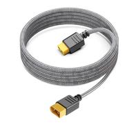 KFD 3M Cable de Carga XT60 a XT60 Macho a Hembra Cable de Extensión para EF ECOFLOW DELTA River 2 Estación de Energía Portátil ALLPOWERS R600 S2000 Pro Anker SOLIX C300 C800 C1000 Solar Generator