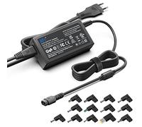 KFD 65W Cargador Universal Adaptador para computadora portátil ASUS Acer Sony Toshiba NEC HP Compaq Envy DELL IBM Lenovo Samsung MSI LG Medion Fujitsu Siemens Adaptador de Corriente con 13 Conectores