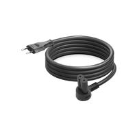 KFD Cable de Alimentación para Sonos ERA 100 Smart Speaker, ERA 300 & Mini Sub Altavoz Inteligente Cable de Extensión Power Cable Cord Enchufe Europeo Cable de Conexión (1 unidad) (2.5 m), color negro