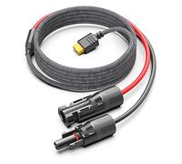KFD Cable de extensión de carga solar a XT60, 16 AWG, 12 pies, 3,5 m, conector solar a XT60, cable adaptador para panel solar a RV, estación de energía portátil, eco-flow River 2, generador solar