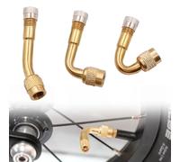 KFDDRN Alargador de válvula de coche, adaptador de válvula de bicicleta, adaptador de válvula, adaptador de válvula francesa, adaptador de válvula de neumático para coche, moto, bicicleta, scooter 45,