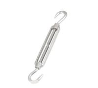KFGISD, 1 pieza M4 a M8 304 perno tensor de acero inoxidable gancho aparejo tornillo de ojo cuerda de alambre,Tensor de acero inoxidable(C to C,M8)
