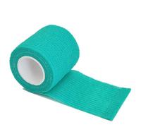 KFGISD, 1 rollo de vendaje de gasa autoadhesivo transpirable de 2,5/5/10 cm x 4,8 m for fijación deportiva de dedos, muñecas y piernas.,Venda autoadhesiva(Green,2.5cmX4.8m)