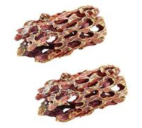 KFGISD, 2 Piezas de Resina de Madera de cholla for Acuario, paisajismo, Refugio for camarones, Nido, casa de desove, Agujero 02,Decoración de peceras