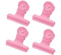 KFGISD, 20 clips de bulldog, clips de papel rosas, clips de bisagra de metal for fotos, suministros for el hogar y la oficina, 3 cm,Clip Bulldog(5pcs)