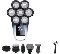 KFGISD, Afeitadora eléctrica 6 en 1 con 7 cuchillas for hombres, recortadora de vello y barba.,Maquinillas de afeitar