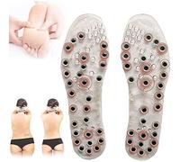 KFGISD, Almohadillas ortopédicas de masaje for pies con reflexología, 68 zonas de masaje magnético for espolones calcáneos, calzado deportivo y for caminar.,Plantillas para Zapatos(35~36)