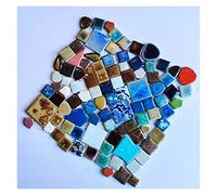 KFGISD, Azulejos de mosaico de cerámica irregulares de 250 g, piedras for hacer mosaicos DIY, for manualidades, pasatiempos, arte y decoración de paredes. ，Azulejos de mosaico(2)