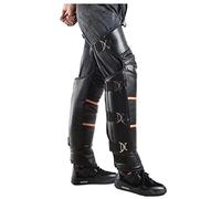 KFGISD, Banda elástica ajustable y tira reflectante, polainas a prueba de viento y cálidas for leggings.,Rodilleras para moto(B,Long wool)