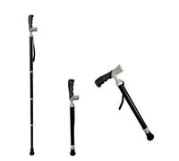 KFGISD, Bastón telescópico de aleación de titanio, antideslizante, ultraligero, cómodo, ajustable y apto for viajes.,Bastón ciego