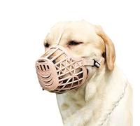 KFGISD, Bozal Suave for Perros, bozal de Malla Suave for Perros, Malla, Ajustable, bozales de Cesta Suave, cómodos, Transpirables, Ajuste rápido,Bozal para Perro(No. 7)