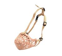 KFGISD, Bozal Suave for Perros medianos y Grandes con Correa de Nailon Ajustable for Mayor Durabilidad y Comodidad con Acolchado ultrasuave Que Evita Que Coma.,Bozal para Perro(Brown,No.6)