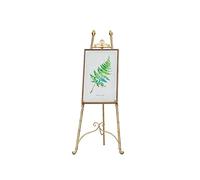 KFGISD, Caballete de exhibición de 120/150 cm de alto, portátil y ajustable, con trípode, for lienzos, carteles, pósteres y carteles for eventos. Caballete metálico plegable fácil de montar, color neg