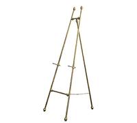KFGISD, Caballete Dorado for exhibir Carteles de Bodas, Caballete de Arte Plegable for Suelo de 120/150 cm de Alto, Caballete Plegable portátil for Manualidades, bocetos, Dibujos y Pintura.,Expositor