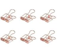 KFGISD, Clips de papel Bulldog Clips Clip de bisagra de metal for fotografías Fotos Suministros for el hogar y la oficina 19 mm * 6,Clip Bulldog