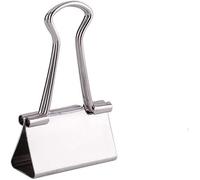 KFGISD, Clips de papel, clips de bulldog, clip de bisagra de metal for fotografías, fotos, suministros for el hogar y la oficina,Clip Bulldog(19mm*40pcs)