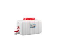 KFGISD, Contenedor de Agua de plástico de Grado alimenticio BNALU de 25 litros: bidón Rectangular Duradero for Uso en Exteriores y emergencias.,Tanque de Almacenamiento de Agua