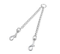 KFGISD, Correa Doble for Perros, Correa Doble for Perros, Cadena de Hierro Fuerte, Correa for Perros for Correr, Caminar, Correa for Mascotas, Correa for 2 Perros S,Correa de tracción para Perros(S)