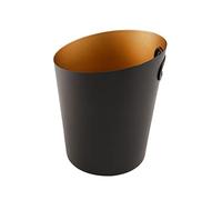 KFGISD, Cubo de hielo de acero inoxidable for bar en casa, cubo de vino de 5 l, tina de almacenamiento de grado alimenticio for bebidas y fiestas, tina de metal negro perfecta ，Cubitera