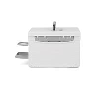 KFGISD, Cubo de Pesca Ligero y portátil, for Cebo Vivo, Peces, camarones, Aparejos de Almacenamiento, con portavasos, Caja de Almacenamiento de Aparejos de Pesca. ，Caja de Pesca(B)