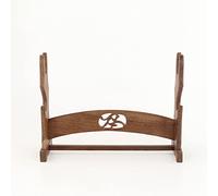 KFGISD, Expositor de samuráis for espadas, katanas y wakizashi. Soporte decorativo de doble capa (27,5 x 21,5 cm). ,Bastidores de la espada