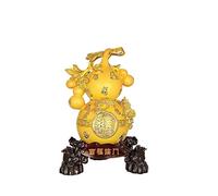 KFGISD, Figuras Hu Lu for decoración del hogar y la Oficina, Estatua de Resina Feng Shui Que trae Buena Suerte y Salud.,Estatua Feng Shui(Style-a,L)