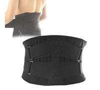 KFGISD, For el dolor de espalda y abdominal for hombres y mujeres, fajas transpirables for la espalda baja M,Cinturón de soporte lumbar(M)