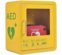 KFGISD, Gabinete DEA, Caja de Almacenamiento de Pared for desfibrilador DEA con Cierre a presión, Placa de Acero metálica y Compatible con la mayoría de los Modelos DEA ，Armarios Desfibriladores