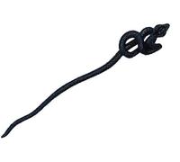 KFGISD, Horquilla for el cabello, estilo chino retro, herramienta de peinado de aleación que combina con todo, horquilla de una palabra,Horquilla(Black)